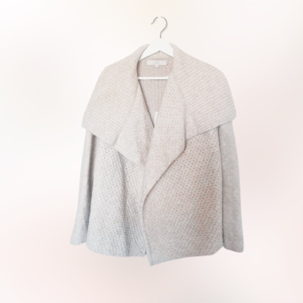 LOFT - NWT Cozy Open Front Shawl Collar Cardigan Sweater - Size XS